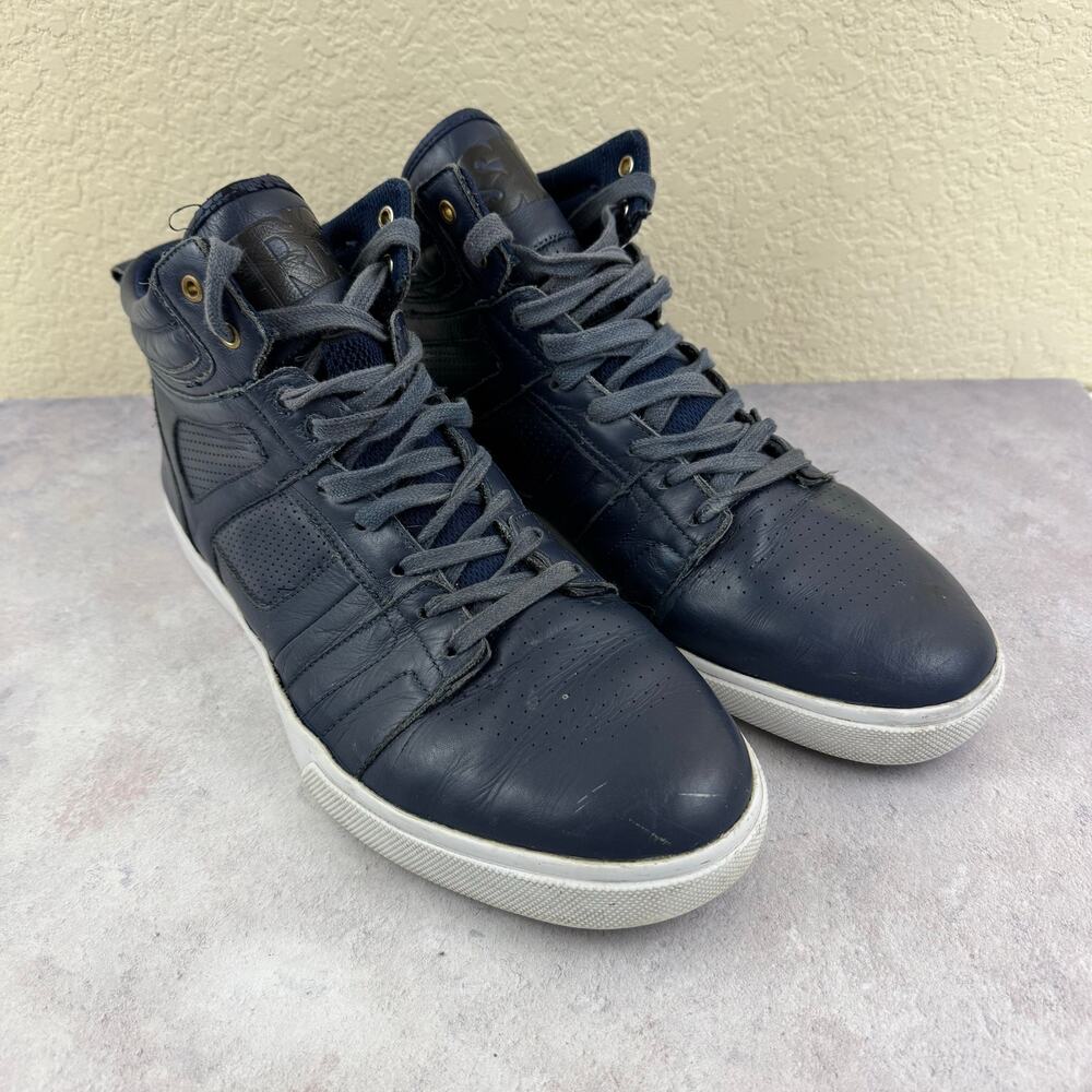 Osiris Raider Navy Blue High Tops Mens Sz US 14 Skater Sneakers Shoes Retro
